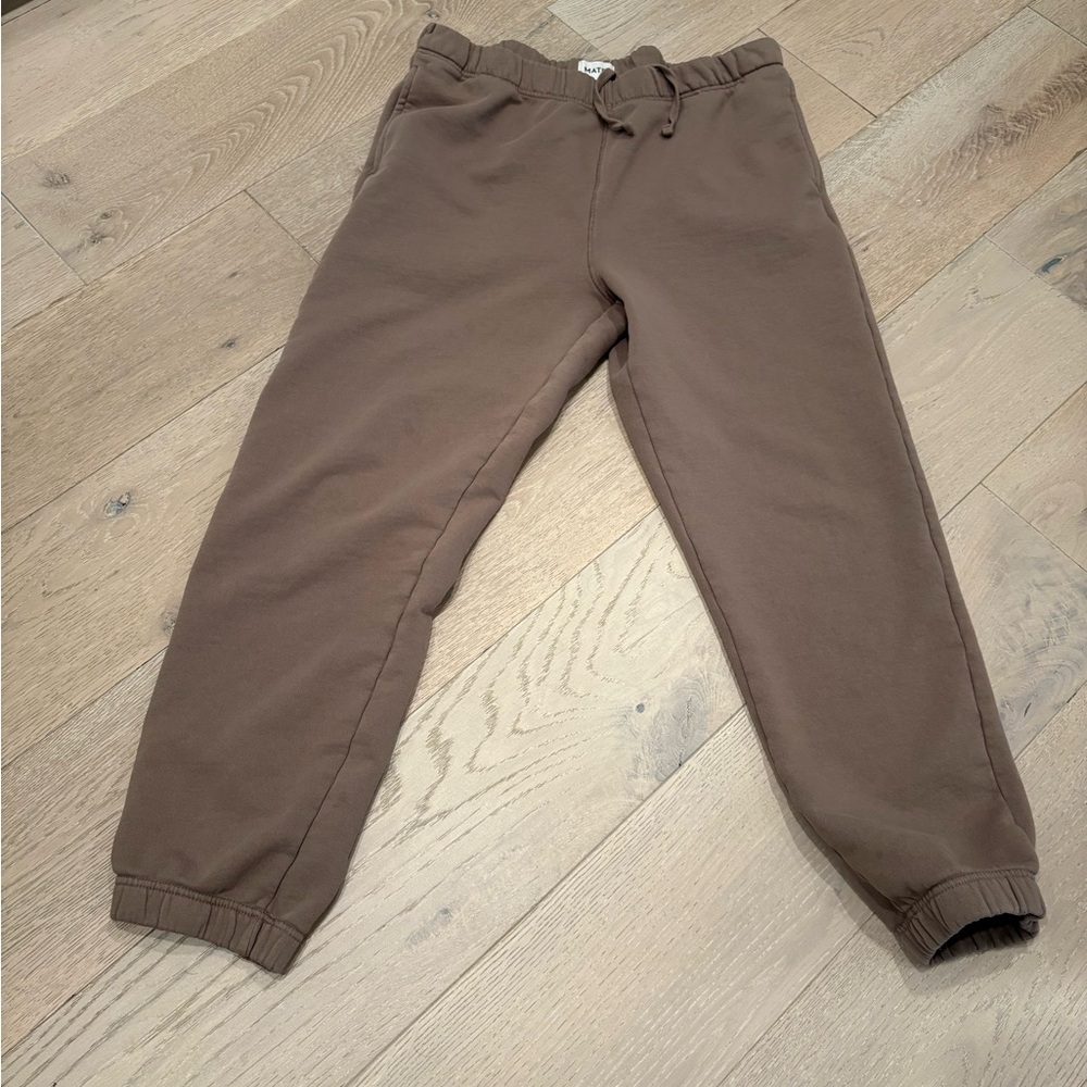 Mate Organic Fleece Relaxed Pocket Sweatpant - Large